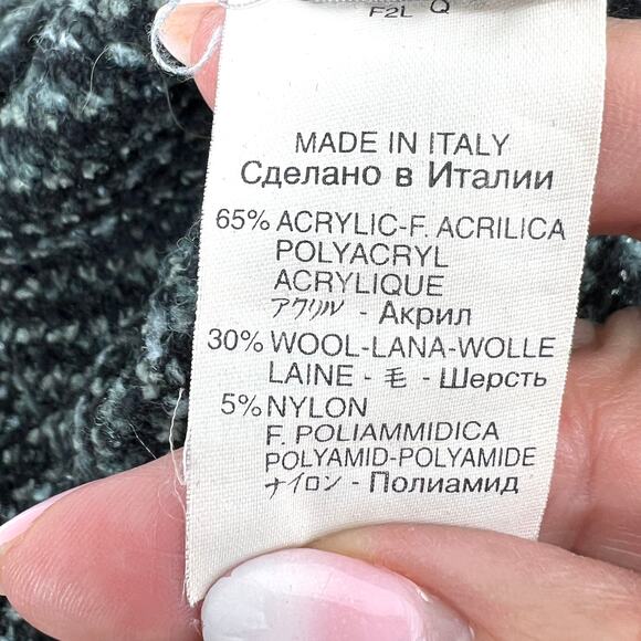 FIUME Made in Italy Vintage Mens Wool Blend Diamond Knit Sweater Size XXL - Picture 6 of 7